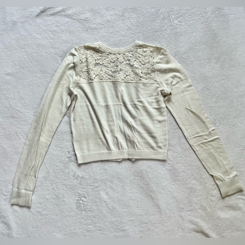 Abercrombie & Fitch Cream Cardigan - Picture 2 of 4